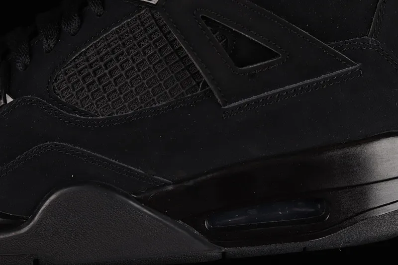 All categories Air Jordan Jordan series basketball shoes Air Jordan 4 foreign trade version Air Jordan 4 Retro "Black Cat" AJ4 Joe 4 Black Cat First layer frosted CU1110-010